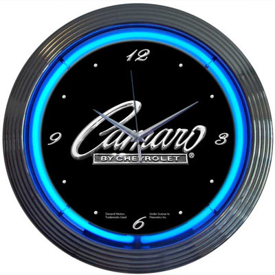 Camaro Neon Clock