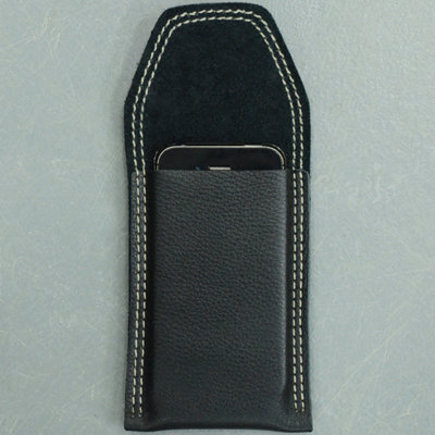 Falcon Gray Leather iPhone Case