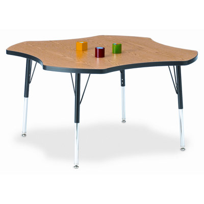 Jonti-Craft KYDZ Four Leaf Laminate Activity Table