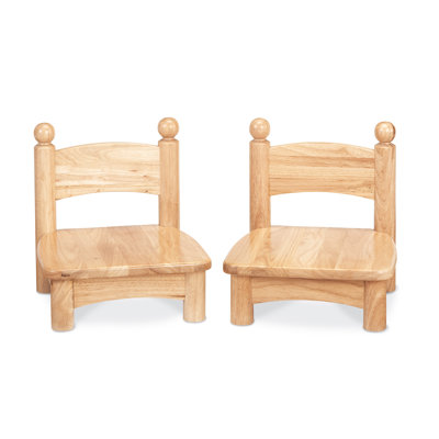Jonti-Craft Wooden Chair Pair -  5" seat height