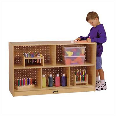 Jonti-Craft ThriftyKYDZ Low Single Mobile Storage Unit