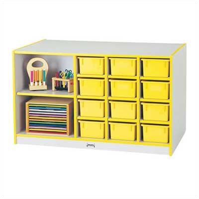 Jonti-Craft Rainbow Accents Storage Island