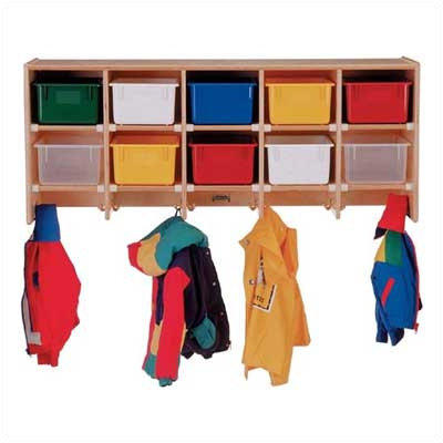 Jonti-Craft Coat Locker - Large Wall Mount