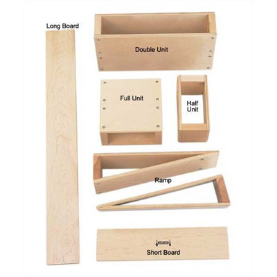 Jonti-Craft Hollow Blocks - Nursery Set - 27 Pieces, 6 Shapes