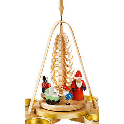 Alexander Taron Santa with Toys and Tree Pyramid