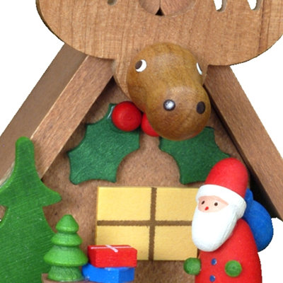 Alexander Taron Christian Ulbricht Tiny Santa with an ELK Ornament
