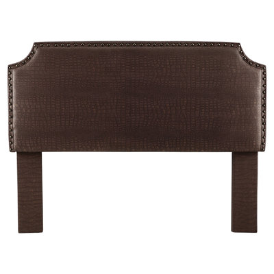Benjamin Croc Nailhead Headboard by Bombay Heritage -image