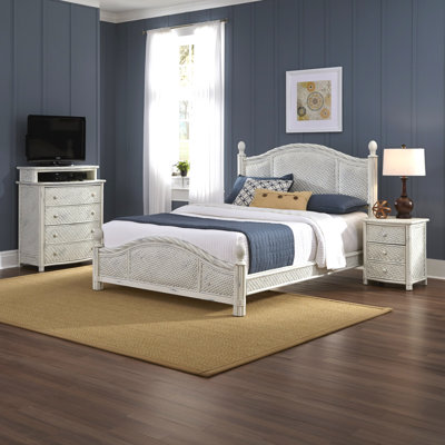 Marco Island Four Poster Bedroom Collection by Home Styles -image