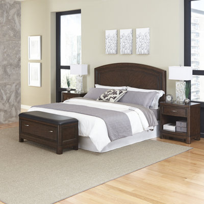 Crescent Hill Headboard 4 Piece Bedroom Collection by Home Styles -image