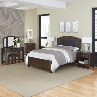 Crescent Hill Panel 5 Piece Bedroom Collection by Home Styles -image