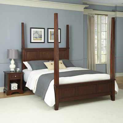 Chesapeake Four Poster 2 Piece Bedroom Collection by Home Styles -image