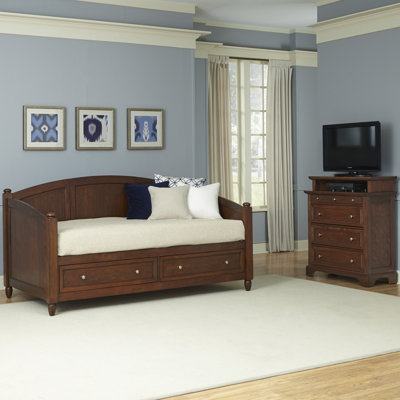 Chesapeake Daybed and 6 Drawer Media Chest by Home Styles -image