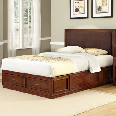 Duet King Platform Panel Bed by Home Styles -image
