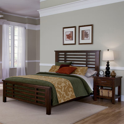 Cabin Creek Slat 2 Piece Bedroom Collection by Home Styles -image
