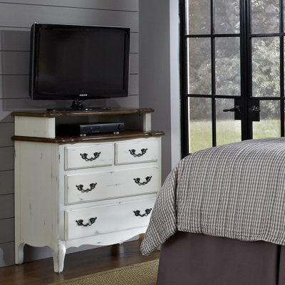 French Countryside 4 Drawer Media Chest by Home Styles -image