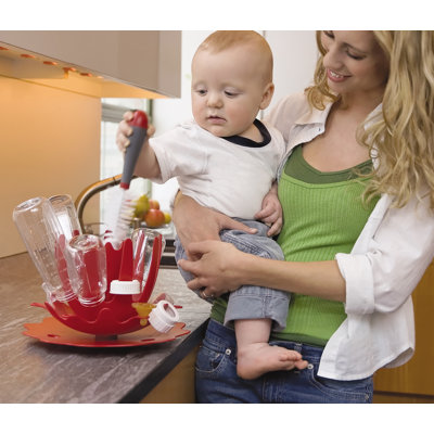 Skip Hop Splash Bottle Drying Rack in White
