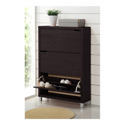 Wholesale Interiors Baxton Studio Simms Modern Shoe Cabinet & Reviews