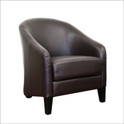 Wholesale Interiors Baxton Studio Leather Chair