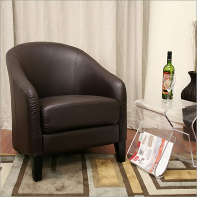 Wholesale Interiors Baxton Studio Leather Chair