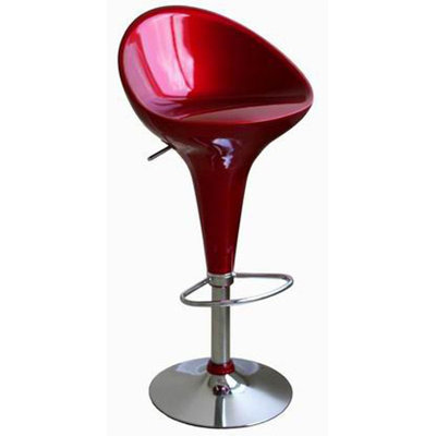 Wholesale Interiors Lucilius Mid-back Adjustable Swivel Barstool (Set of 2)