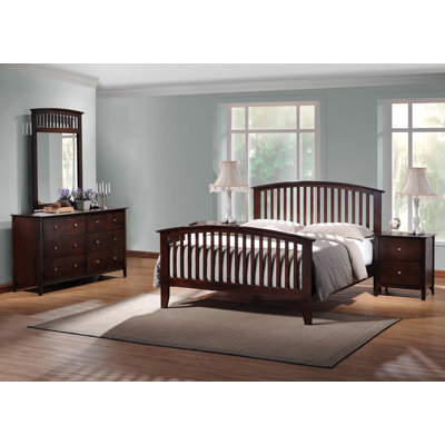 Click To Image : Baxton Studio Metropolitan King Slat Bedroom Collection by Wholesale Interiors Now