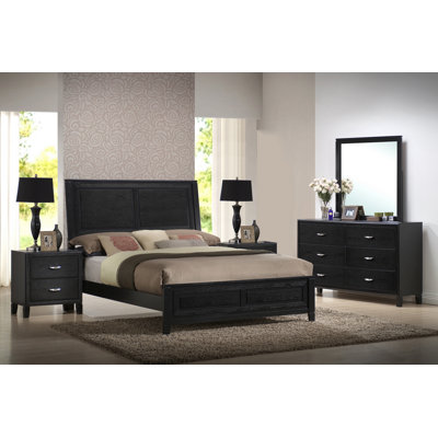 Baxton Studio Eaton King Panel Bedroom Collection by Wholesale Interiors -image