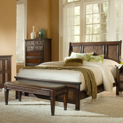 Kingston Isle Sleigh Bed by Progressive Furniture Inc. -image
