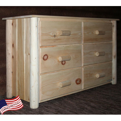 Frontier 6 Drawer Dresser by Lakeland Mills -image