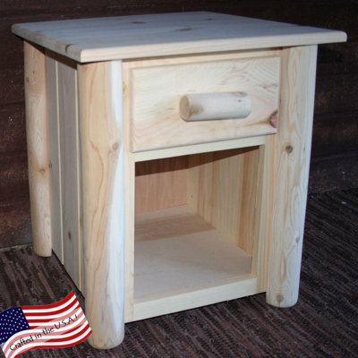 Frontier 1 Drawer Nightstand by Lakeland Mills -image