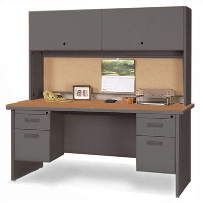 Marvel Office Furniture Pronto Vinyl Tack Board for use with the Open Shelf