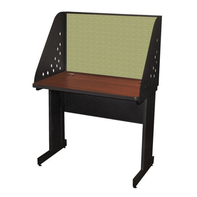 Marvel Office Furniture Pronto Laminate Desk Carrel with Modesty Panel Back