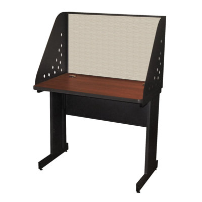 Marvel Office Furniture Pronto Laminate Desk Carrel with Modesty Panel Back