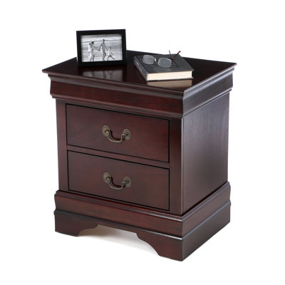 Click To Image : Louis Philippe 2 Drawer Nightstand by Castleton Home Now