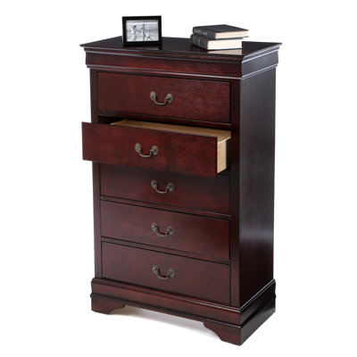 Louis Philippe 5 Drawer Chest by Castleton Home -image