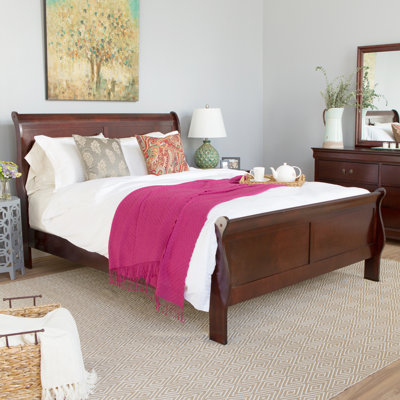Louis Philippe Queen Sleigh Bed by Castleton Home -image