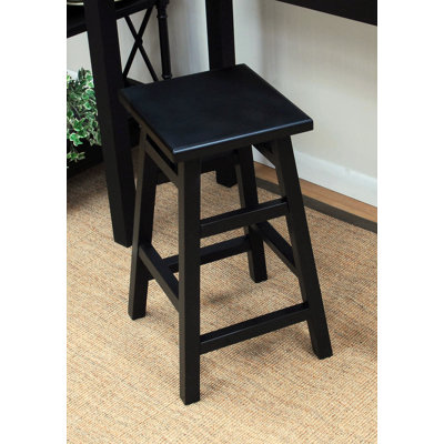 Carolina Cottage O'Malley Pub Counter Stool in Antique Black