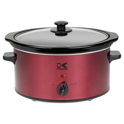 3.5 Qt Slow Cooker in Red