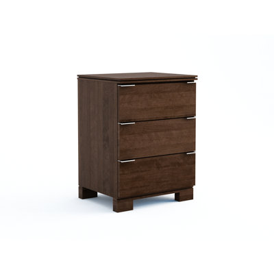 Grandview 3 Drawer Nightstand by College Woodwork -image