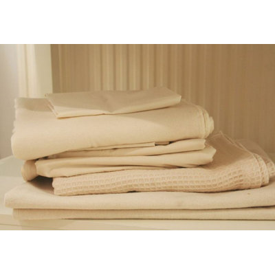 Natural Mat Soft Organic Flannelette Fitted Crib Sheets