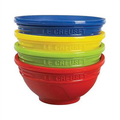 Le Creuset Pinch Bowls in Cherry (Set of 4)