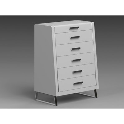 Bahamas 6 Drawer Chest by Whiteline Imports -image