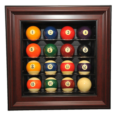 Caseworks International Sixteen Pool Ball Display