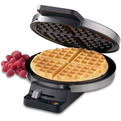 Cuisinart Round Classic Waffle Maker in Brushed Stainless