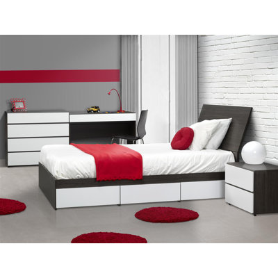Nexera Allure 2 Drawer Nightstand