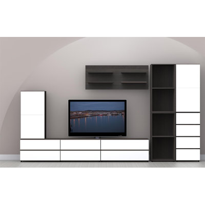 Nexera Allure 36" Storage Cabinet in Ebony