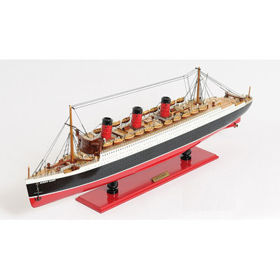 Old Modern Handicrafts Large Queen Mary Ship