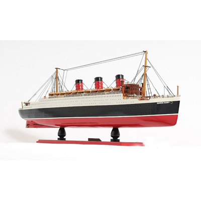 Old Modern Handicrafts Large Queen Mary Ship