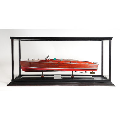 Old Modern Handicrafts Display Case For Speed Boat
