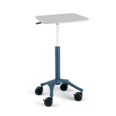 Anthro Zido Mobile Adjustable Height EMR Cart With Handle