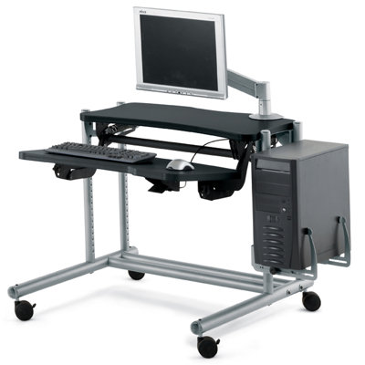 Anthro 48" Fit System Adjusta Sit / Stand Ergonomic Computer Workstation